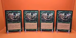 🟢🟢🟢 (4) 1996 MAGIC THE GATHERING JUNGLE WURM MIRAGE UNPLAYED 🟢🟢🟢 - Image 1