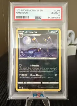 Pokemon Umbreon 009/015 McDonald's 2024 English Promo Regular PSA 10 - Image 3