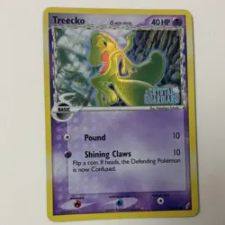 Pokemon Treecko Crystal Guardians 68/100 Reverse Holo 40HP Common 2006 - Image 1