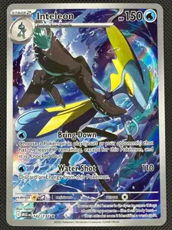 Inteleon 142/132 Illustration Rare Mega Evolution Pokemon Near Mint - Image 1