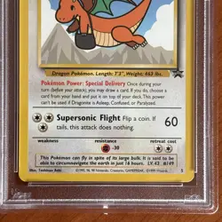 Dragonite Movie Promo #5 PSA 6 EX MT Pokemon 1999 Vintage - Image 4