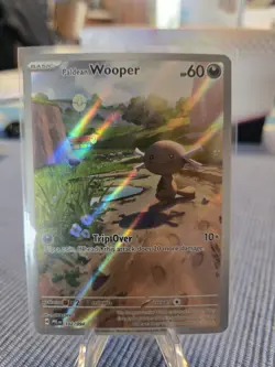 Paldean Wooper 102/094 - Phantasmal Flames - Pokemon TCG - Illustration Rare -NM - Image 1