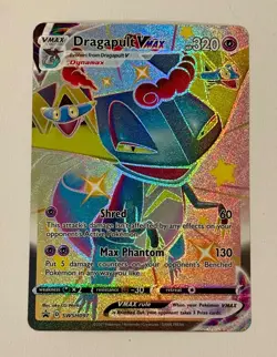 2021 Pokemon Sword & Shield Black Star Promo #SWSH097 Dragapult VMAX Oversized - Image 1