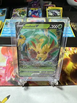 Pokemon TCG Leafeon V Evolving Skies 007/203 Holo Ultra Rare Pack Fresh - Image 2