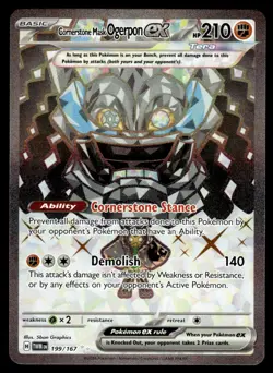 2024 Scarlet & Violet Series - Twilight Masquerade Cornerstone Mask Ogerpon ex - Image 1