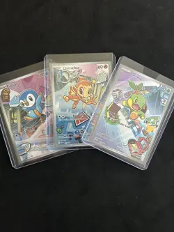 Pokemon TCG- 1st Partner Collection - Sinnoh Chimchar 41, Piplup 42 & Turtwig 40 - Image 1