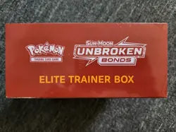 Pokemon TCG Sun & Moon Unbroken Bonds Elite Trainer Box ETB Clean - Image 4
