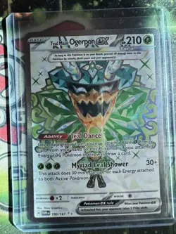 Pokemon Sv06 Twilight Masquerade Teal Mask Ogerpon EX 190/167 Holo Ultra Rare - Image 1