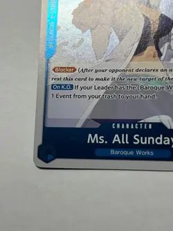 Ms. All Sunday OP01-079 Romance Dawn Pre Errata/1st Edition Foil One Piece Card - Image 5