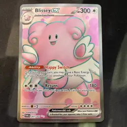 Blissey ex 201/167 Ultra Rare Twilight Masquerade Pokemon Card Full Art - Image 1