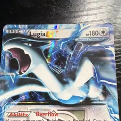 Pokemon Lugia EX Black & White BW83 Promo Team Plasma Holo 180 HP Basic Card - Image 2
