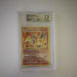 Pokemon Charizard Holo Rare English BGS 7.5 Evolutions Card 11/108 150 HP - Image 1