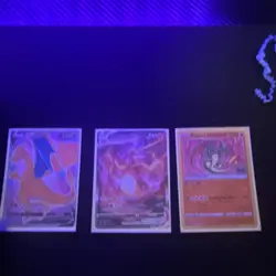 Pokemon TCG Charizard V, VMAX, Radiant Charizard Holo Lot (3 Cards) - Image 1
