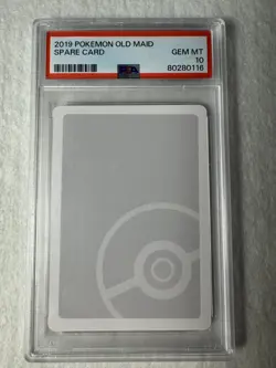 2019 POKEMON OLD MAID SPARE CARD PSA 10 - Image 1