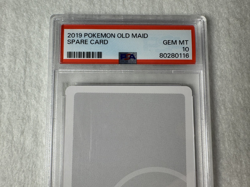 2019 POKEMON OLD MAID SPARE CARD PSA 10 - Image 2