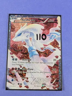 Reshiram - RC22/RC25 - Rare Ultra Legendary Treasures - Pokemon Card - NM - Image 3