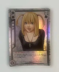 Death Note Trading Card Game Holo Misa Amane Rem Konami JP DN1-31P 2006 - Image 1