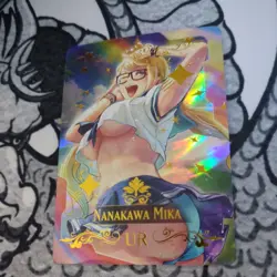 Nanakawa Mika UR Goddess Story Anime Waifu Card Girl Foil Doujin - Image 1