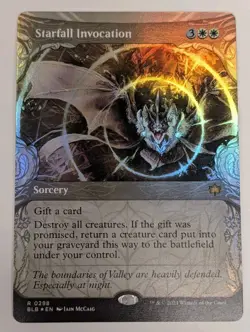 Starfall Invocation (Showcase) Bloomburrow Foil - MTG RARE - Image 1