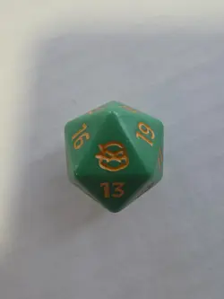 Michelangelo Teenage Mutant Ninja Turtle D20 Die Spindown Mtg Prerelease TMNT - Image 1