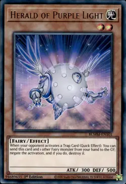 Herald Of Purple Light - Ultra Rare 1st Edition BLMM-EN101 - NM - YuGiOh - Image 1