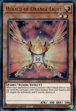 Herald Of Orange Light - Ultra Rare 1st Edition BLMM-EN103 - NM - YuGiOh - Image 1