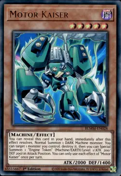 Motor Kaiser - Ultra Rare 1st Edition BLMM-EN028 - NM - YuGiOh - Image 1