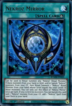 Nekroz Mirror - Ultra Rare 1st Edition BLMM-EN165 - NM - YuGiOh - Image 1