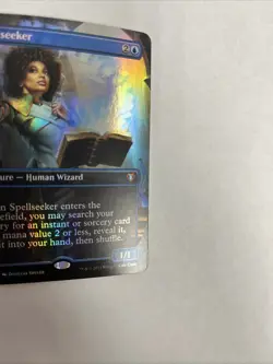Spellseeker Borderless Foil Card #0635 MTG LP - Image 2