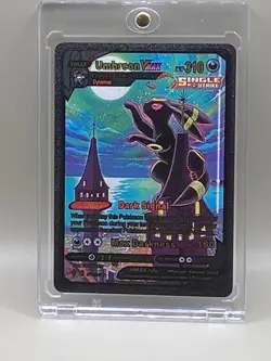 Pokemon 2022 BLACK UMBREON-Vmax Card DARK SIGNAL mint+ IN CASE. - Image 1