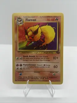 Flareon Jungle Set Non-Holo TCG Pokemon Card NM Vintage 1999 19/64 - Image 2