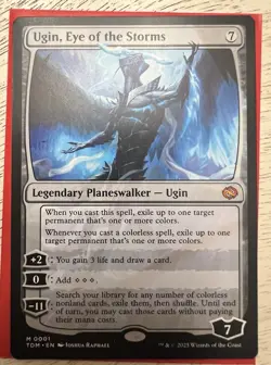 Ugin, Eye of the Storms Tarkir: Dragonstorm Mythic Reg Planeswalker MTG 0001 - Image 1
