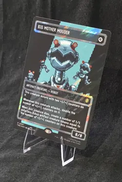 Big Mother Mouser 097 Borderless SURGE FOIL MTG TMNT Secret Rare - NM - Image 3