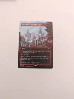 Cori Mountain Monastery (Borderless) Tarkir: Dragonstorm Regular NM MTG - Image 1