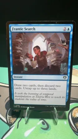 Frantic Search 96 Common Commander Masters Magic: The Gathering Heavily Played - Image 1