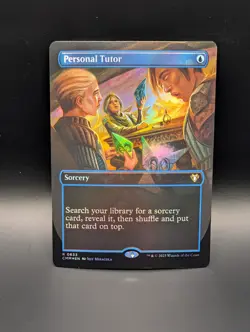 MTG - Personal Tutor - FOIL BORDERLESS - Sorcery - CMM #633 - Rare - Image 1