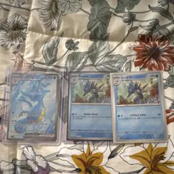 Pokemon Kingdra VMAX & Seadra Sword & Shield 3 Card Lot Foil & Regular English - Image 1
