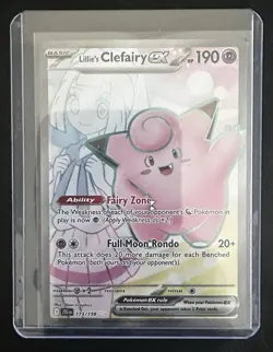 Lillie's Clefairy ex 173/159 Sv09: Pokemon Journey Together Promo Holo- NM - Image 3