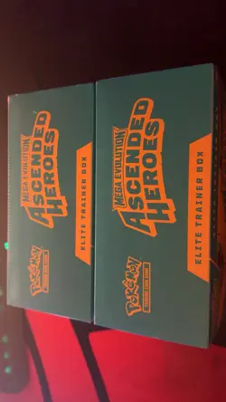 Pokemon TCG: Ascended Heroes Elite Trainer Box ETB New Factory Sealed TWO PACK! - Image 3