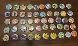 Pokemon TCG S-Chinese Exclusive Gem Pack Badge Eevee, Pikachu, Gengar LOT OF 50 - Image 1