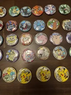 Pokemon TCG S-Chinese Exclusive Gem Pack Badge Eevee, Pikachu, Gengar LOT OF 50 - Image 3