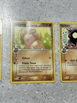 Delta Species Pokemon. Shellder 63/101, Dratini 46/101, Exeggcute 65/110 - Image 4