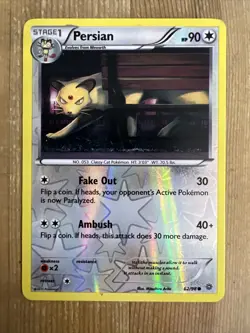 Pokemon TCG Persian Ancient Origins 62/98 Reverse Holo Common VLP - Image 1