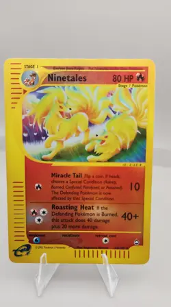 Ninetales 025/147 Aquapolis Reverse Holo Rare Pokemon TCG - Image 2