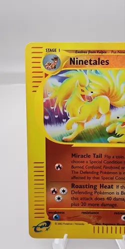 Ninetales 025/147 Aquapolis Reverse Holo Rare Pokemon TCG - Image 4