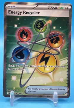 Energy Recycler 108/088 Me03: Perfect Order Holo Full Art Pokemon TCG - Image 1