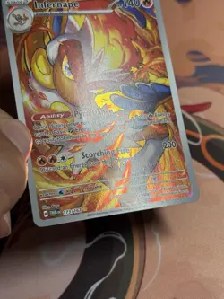 Infernape 173/167 Sv06: Twilight Masquerade Holo Illustration Rare Pokemon HP - Image 4