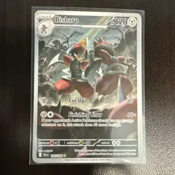 Pokemon TCG Bisharp 143/086 Sv: Black Bolt Holo Illustration Rare 120 HP EN - Image 1