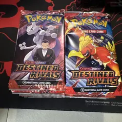 (32x) Pokemon Destined Rivals Sealed Loose Booster Packs (Lot Of 32) - Image 1