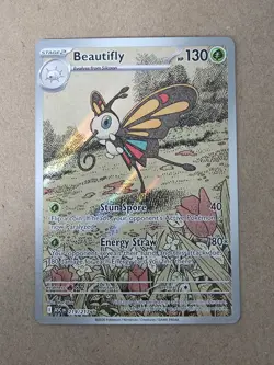 Beautifly 219/217 Ascended Heroes Illustration Rare Holo Pokemon TCG - Image 1